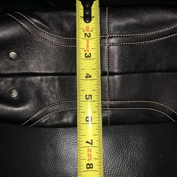 Coach Black Leather Tote - Picture 5 of 11